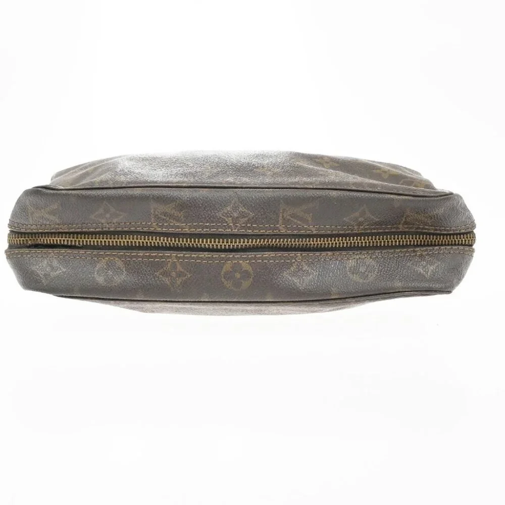 LOUIS VUITTON Trousse Toilette 28 Clutch Hand Bag Monogram Brown